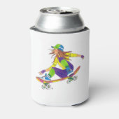 ガールクールスケートボーダー 缶クーラー (缶裏面)