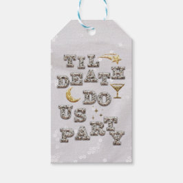 ガールグクールラムグリッターメタリックディスコバチェロレッテ ギフトタグ