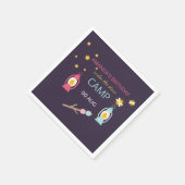 ガールグランプパーティー パーソナライズされた スタンダードカクテルナプキン (角)