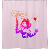 ガールゲーマー シャワーカーテン (正面)