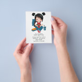 ガールゲームナイトビデオゲームスリープバーパーティーインビタット チラシ (手)