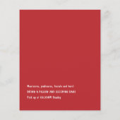 ガールゲームナイトビデオゲームスリープバーパーティーインビタット チラシ (裏面)