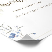 ガールコケエレガントット弓赤ちゃんシャワーゲーム ポスター (角)