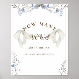 ガールコケエレガントット弓赤ちゃんシャワーゲーム ポスター