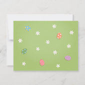 ガールゴーイースターエッグ狩りパーティの招待状 招待状 (裏面)