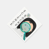 ガールサイエンスロックパーティー使い捨て紙ナプキンス スタンダードカクテルナプキン (角)