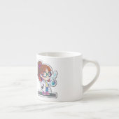 ガールサイエンティストシールアートエスプレッソマグ エスプレッソカップ (右)