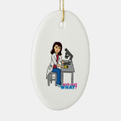 ガールサイエンティスト – 中 セラミックオーナメント (右)