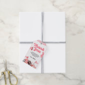 ガールサッカーファースト誕生日サンキューユーラベル ギフトタグ (より糸付き)