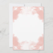 ガールサファリアニマルズベビーシャワー招待状 招待状 (裏面)