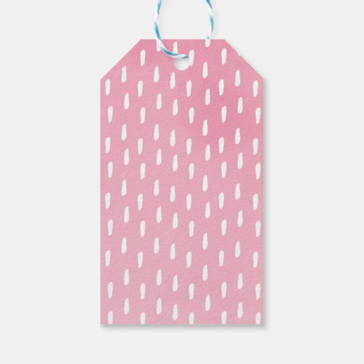 ガールサファリジャングルドライブバイベビーシャワーパレード ギフトタグ (裏面)