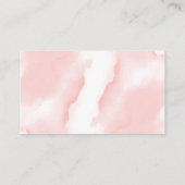 ガールサファリ動物の赤ちゃんシャワーおむつラッフル エンクロージャーカード (裏面)