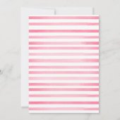 ガールサファリ動物 招待状 (裏面)