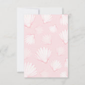 ガールサマービーチベビーシャワー サンキューカード (裏面)