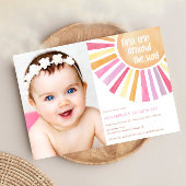 ガールサンシャイン最初の旅のまわりにサンバースデーパーティー 招待状