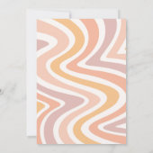 ガールサン月次バナー生まれたばかりの- 招待状 (裏面)