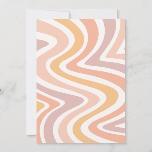 ガールサン月次バナー生まれたばかりの- 招待状 (裏面)