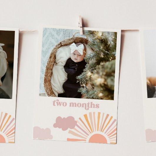 ガールサン毎月のバナー – 2ヶ月 招待状