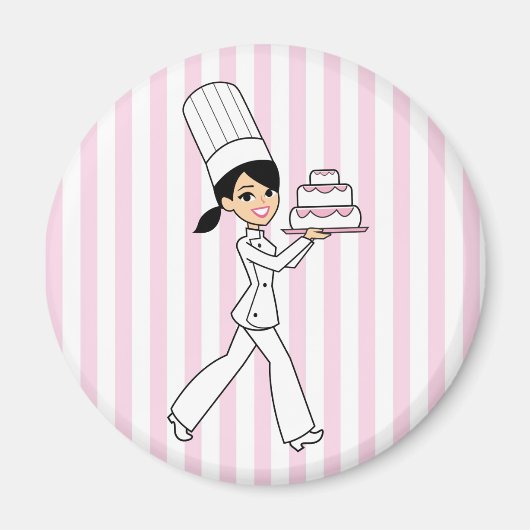 ガールシェフプリント マグネット (正面)