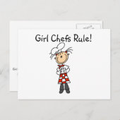 ガールシェフ規則 ポストカード (正面/裏面)