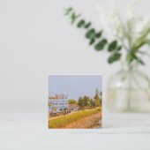 ガールシティー – スリランカの南海岸 スクエア名刺 (スタンド正面)