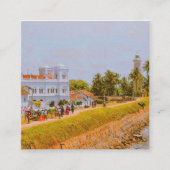 ガールシティー – スリランカの南海岸 スクエア名刺 (正面)