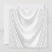 ガールシューピンク金ゴールドグリッターパールベビーシャワー 招待状 (裏面)