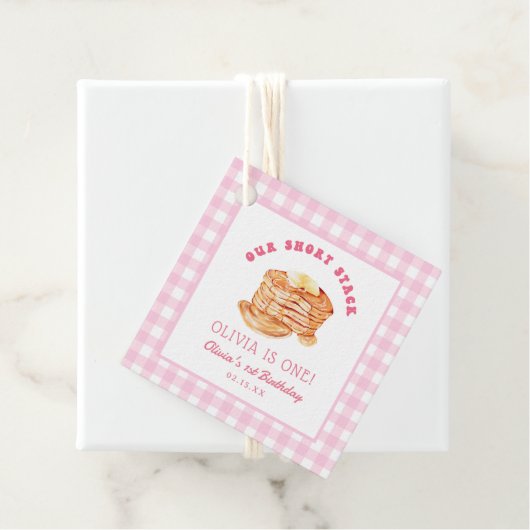 ガールショートスタックパンケーキブレックファーストバースデーパーティー フェイバータグ (インサイチュ)