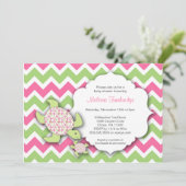 ガールシータートルズベビーシャワー招待状マザーベビー 招待状 (スタンド正面)