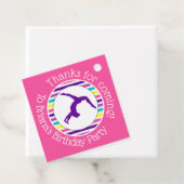 ガールジムティックス誕生日パーティーメッセージカード フェイバータグ (インサイチュ)