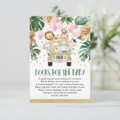 ガールジャングルサファリドライブバイシャワーブックベビー エンクロージャーカード (スタンド正面)