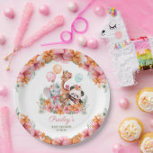 ガールジャングルサファリ ペーパープレート (パーティー)