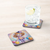 ガールジンジャーピエロプラスチックコースターセット コースター (右側)