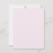 ガールスウィートサファリベビーシャワーサンキューカード 招待状 (裏面)