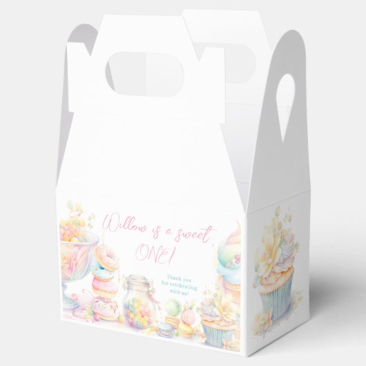 ガールスウィートワンスイーツファースト誕生日 フェイバーボックス (オープン)