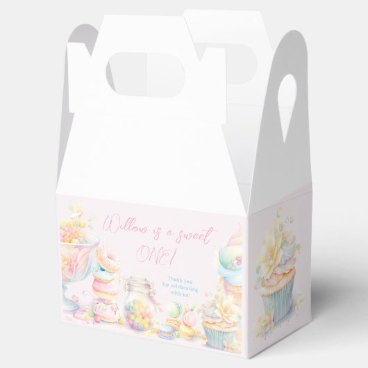 ガールスウィートワンファースト誕生日 フェイバーボックス (オープン)