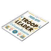 ガールスカウティング部隊のリーダー超並外れジャーナル ノートブック (左側)