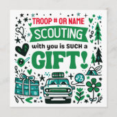 ガールスカウティング部隊ホリデーカード プログラム (正面)