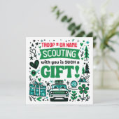 ガールスカウティング部隊ホリデーカード プログラム (スタンド正面)