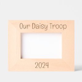 ガールスカウティング – 私たちのデイジー部隊 レーザー彫刻フレーム