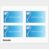 ガールスカウトのデイジー 長方形シール (シート)