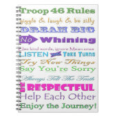 ガールスカウトのノート ノートブック (正面)