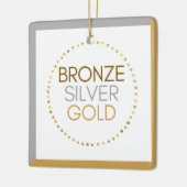 ガールスカウトトリプルメタルクリスマスオーナメント セラミックオーナメント (左)