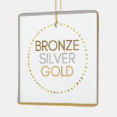 ガールスカウトトリプルメタルクリスマスオーナメント セラミックオーナメント (左)