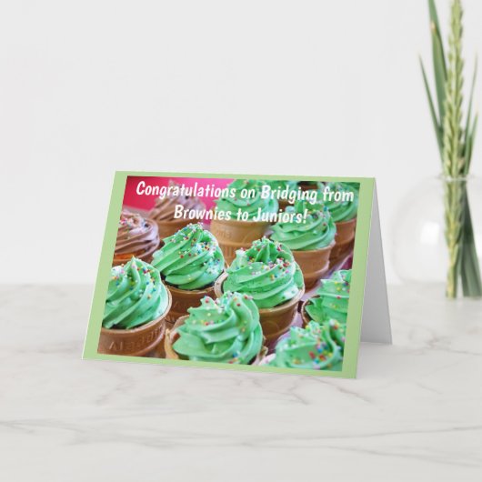 ガールスカウトブリッジ カード (正面)