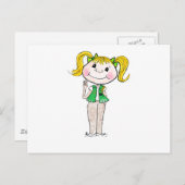 ガールスカウト保ジュニアの約束 ポストカード (正面/裏面)