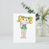 ガールスカウト保ジュニアの約束 ポストカード (スタンド正面)