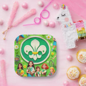 ガールスカウト名誉 ペーパープレート (パーティー)