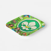 ガールスカウト名誉 ペーパープレート (傾斜あり)