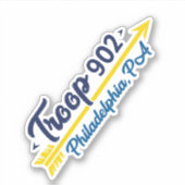 ガールスカウト隊ビニールのシール シール (正面)